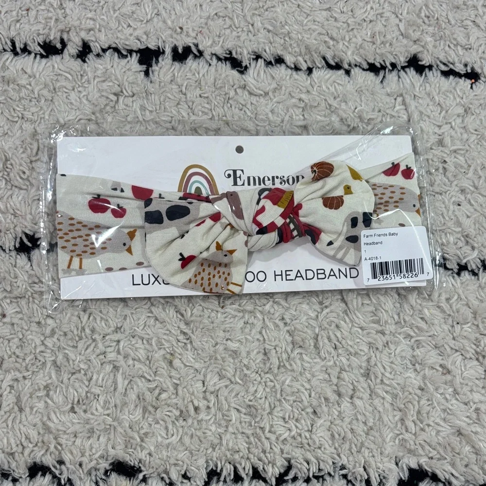 Emerson & Friends Farm Friends Headband